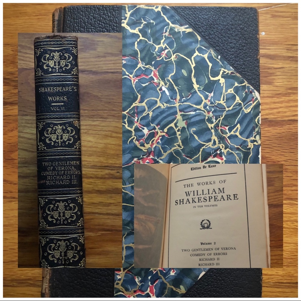Rare Vintage 1909 De Luxe Ed. Works of Shakespeare